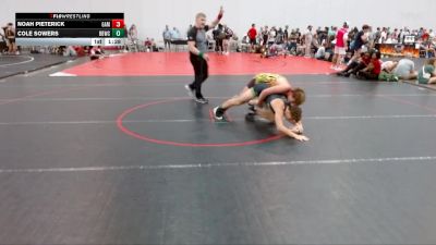 138 lbs Round 1 (6 Team) - Cole Sowers, Bulloch Bandits Wrestling Club vs Noah Pieterick, Ga Misfits
