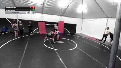 157 lbs Semifinal - Adam Salas, Team Thunder vs Joshua Lee, South Torrance