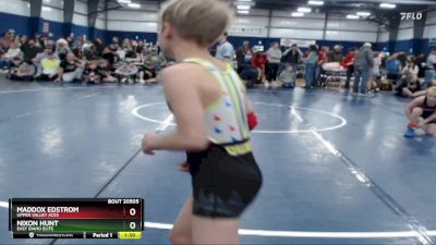 85 lbs Champ. Round 1 - Nixon Hunt, East Idaho Elite vs Maddox Edstrom, Upper Valley Aces