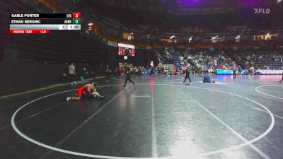 133 lbs Round Of 16 - Gable Porter, Virginia vs Ethan Berginc, Army