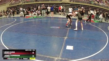 132 lbs Cons. Round 5 - Jaden Casperson, Shootbox vs Jesse Clegg, Wasatch WC