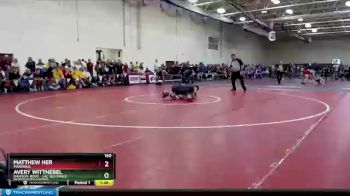 160 lbs Champ. Round 1 - Avery Wittnebel, Dawson-Boyd - Lac Qui Parle - Montevideo United vs Matthew Her, Marshall