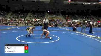 76 lbs Consolation - Gabriel Aguirre, Woodward vs Jaron Bensinger, Northern Exposure WC