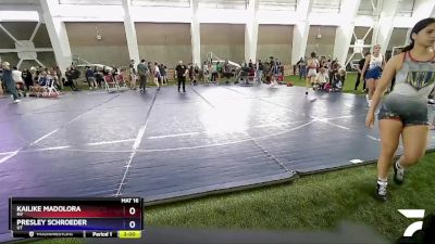 115 lbs Cons. Round 1 - Kailike Madolora, NV vs Presley Schroeder, UT