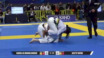 Juliette Tarting vs Gabriela De Miranda Barroso 2025 European Jiu-Jitsu IBJJF Championship