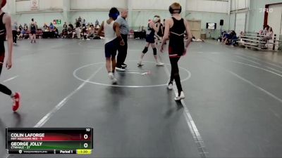 100 lbs Round 2 (8 Team) - George Jolly, CTWHALE vs Colin LaForge, Mat Assassins Red