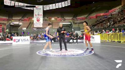 All Cadet Boys Freestyle Lower - 113 lbs Cons. Round 4 - YahShuah Tuliao, South San Francisco Gator WC vs Patrick Barnett, Savage House Wrestling Club