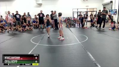 64 lbs Round 3 (6 Team) - Wyatt Eastman, U2 Journeymen Uprising vs Priya Capizzi, Full Circle Blue