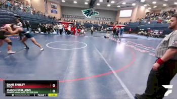 215 lbs Semifinal - Dane Farley, Wylie vs Mason Stallons, Conroe Woodlands College Park