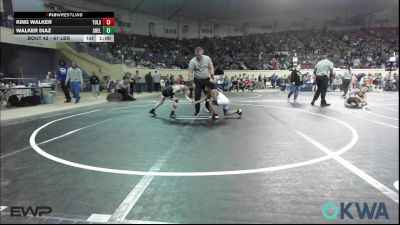 67 lbs Consi Of 16 #2 - King Walker, Tulsa Blue T Panthers vs Walker Diaz, Shelton Wrestling Academy