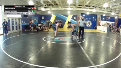 144 lbs Round 2 (8 Team) - Dylan Warren, Eagles WC vs Jose Garcia, Panhandle Gator Dogs