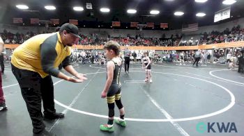 60 lbs Consolation - Rhett Villines, Weatherford Youth Wrestling vs Rhett Brown, Tecumseh Youth Wrestling