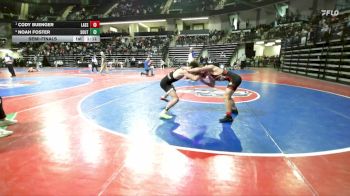 130 lbs Semifinal - Cody Buenger, Lassiter Jr Trojans Wrestling Club vs Noah Foster, South Georgia Athletic Club