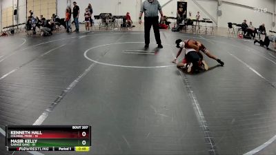 60-68 lbs Quarterfinal - Masir Kelly, Garage Gang vs Kenneth Hall, Colonial Pride