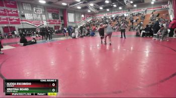 235 lbs Cons. Round 5 - Alexia Escobedo, Walnut vs Xristina Beard, South Hills