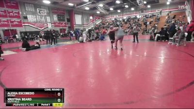 235 lbs Cons. Round 5 - Alexia Escobedo, Walnut vs Xristina Beard, South Hills