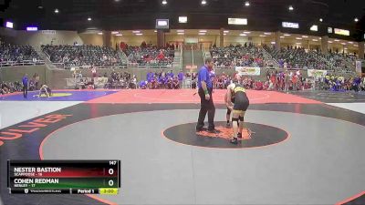 147 lbs Round 2 (4 Team) - Cohen Redman, Henley vs Nester Bastion, Scappoose