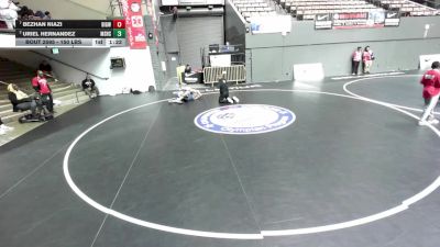 150 lbs Quarters - Bezhan Niazi, Bay Island Grapplers Wrestling Club vs Uriel Hernandez, Madera South High School Wrestling