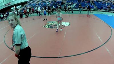 12U Girls - 69 lbs Cons. Round 2 - Delaney Hardy, Nebraska Wrestling Academy vs Maddison Brown, Mine Yard Dogs Wrestling Club