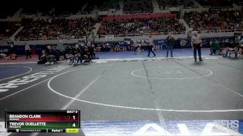 D3-120 lbs Cons. Round 3 - Brandon Clark, Mohave vs Trevor Ouellette, Mesquite