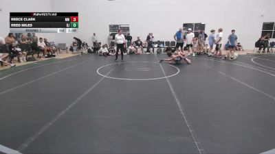100 lbs Round 1 - Reece Clark, Micky`s Maniacs vs Reed Miles, Dirty Jersey