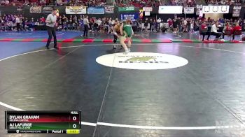 AA - 182 lbs Semifinal - Dylan Graham, Helena Capital vs AJ Lafurge, Great Falls CMR