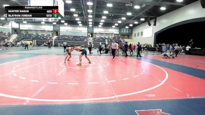 133 lbs Cons. Round 2 - Hunter Rabun, Huntingdon vs Blayson Jordan, WVU Tech (W.Va.)