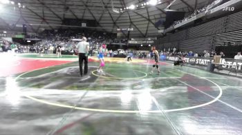 Girls 3A 140 lbs Champ. Round 1 - Jaslene Gonzalez, Kennewick (Girls) vs Rihanna Whitehead, Meadowdale (Girls)