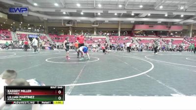 110 lbs Round 3 - Lillian Martinez, Pomona Elite vs Kassidy Miller, Trailhands