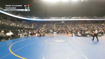 3A 157 lbs Cons. Round 1 - Colton Jessup, Madison High School vs Abimael Valle Ramirez, Louisburg Magnet High School