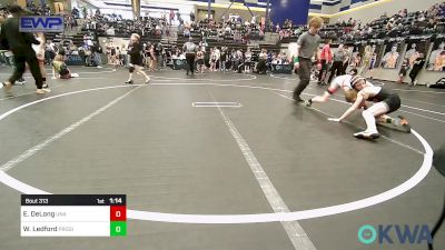 98 lbs Rr Rnd 2 - Elijah DeLong, Unattached vs Wyatt Ledford, Prodigy NDT