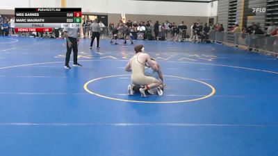 157Blue lbs Final - Wes Barnes, Clarion vs Marc Maurath, Columbia