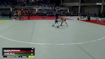 65 lbs Semis (4 Team) - Asher Wills, Z-M (Zumbrota/Mazeppa) vs Kouper Beermann, Wabasso