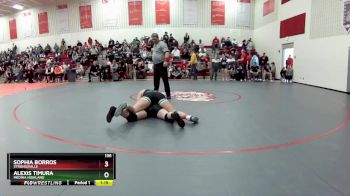 135 lbs Quarterfinal - Alexis Timura, Medina Highland vs Sophia Borros, Strongsville