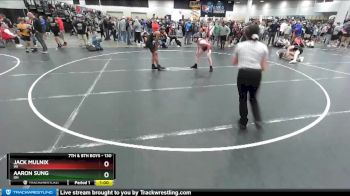 130 lbs Cons. Round 2 - Aaron Sung, OH vs Jack Mulnix, WI