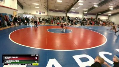 126B Quarterfinal - Adrian Gomez, Laramie vs Max Sirignano, Spearfish