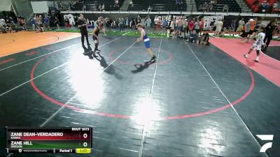 120 lbs Quarterfinal - Zane Dean-Verdadero, Hawaii vs Zane Hill, Oregon