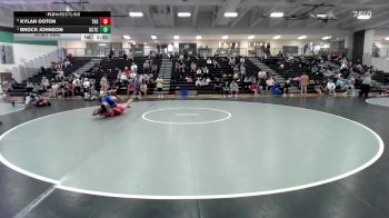 144 lbs Semifinal - Brock Johnson, Kansas City Training Center vs Kylan Ooton, Tuttle High School