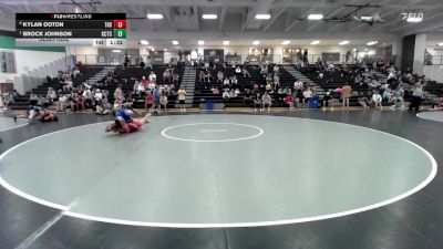 144 lbs Semifinal - Brock Johnson, Kansas City Training Center vs Kylan Ooton, Tuttle High School