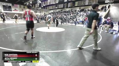 215 lbs Champ. Round 1 - Seth Mendez, Murrieta Mesa vs Noe Santana, Centennial (Corona)