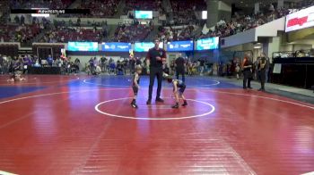 37 lbs Champ. Round 1 - Xavier Stevens, Mine Yard Dogs Wrestling Club vs Cael Penrose, Bozeman Wrestling Club