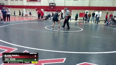 184 lbs Semifinal - Trey Munn, Umpqua Community College vs Blaise Pindell, Unattached