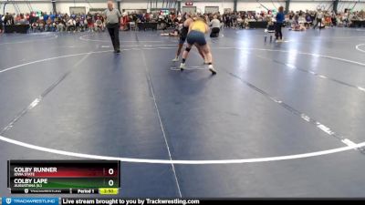 Elite 184 lbs Champ. Round 2 - Colby Runner, Iowa State vs Colby Lape, Augustana (IL)