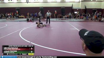 SPW-10 lbs Semifinal - Jed Wulfekuhle, Eastern Iowa Wrestling Club vs Logan Fratzke, Evansdale Wolves