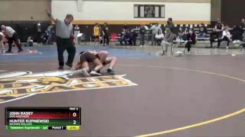 165 lbs Champ. Round 1 - John Radey, Ohio Northern vs Hunter Kupniewski, Baldwin Wallace