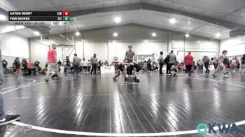 55 lbs Consolation - Axton Berry, Coweta Tiger Wrestling vs Finn Morse, Sallisaw Takedown Club