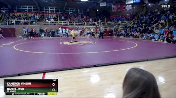 190 lbs Quarterfinal - Cameron Vinson, Union County vs Daniel Jaso, St. Xavier