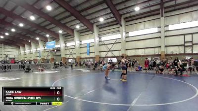 165 lbs Round 3 - Katie Law, Utah vs Ohia Borden-Phillips, Hawaii