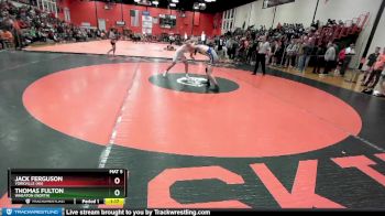 157 lbs Semifinal - Jack Ferguson, YORKVILLE (HS) vs Thomas Fulton, Wheaton (NORTH)