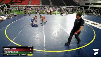 145 lbs Semifinal - Gabriel Lemos, California vs Mikah Labuanan, Hawaii